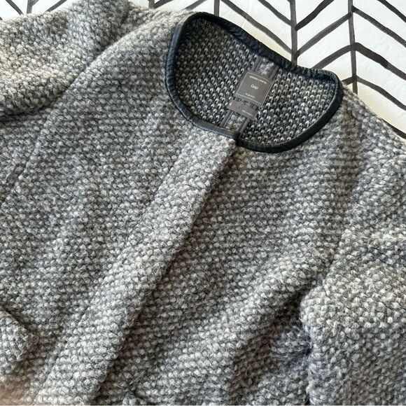 Gap Wool Heathered Look Long Sleeve Unstructured Blazer - Picture 1 of 4